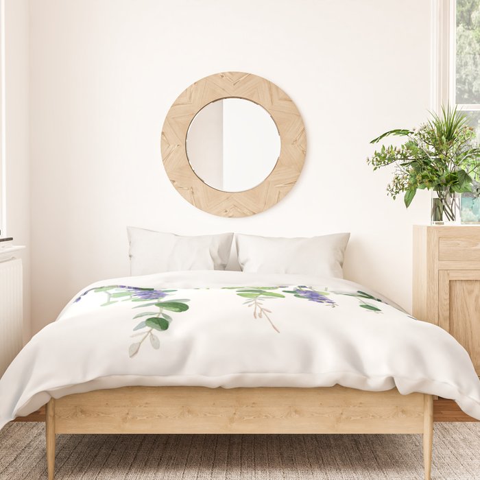 Eucalyptus and Lavender  Duvet Cover Gallery Image 3