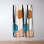 Minimal Abstract Art Landscape 10 Window Curtain Gallery Image 3