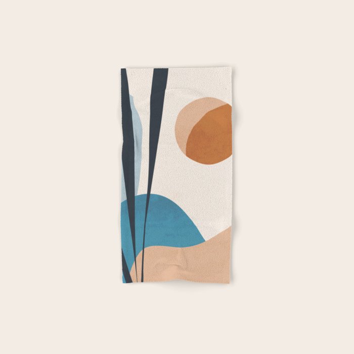 Minimal Abstract Art Landscape 10 Bath Towel Gallery Image 1