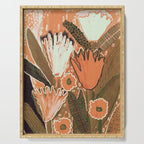 Magic Wildflowers / Orange Serving Tray Gallery Image 1