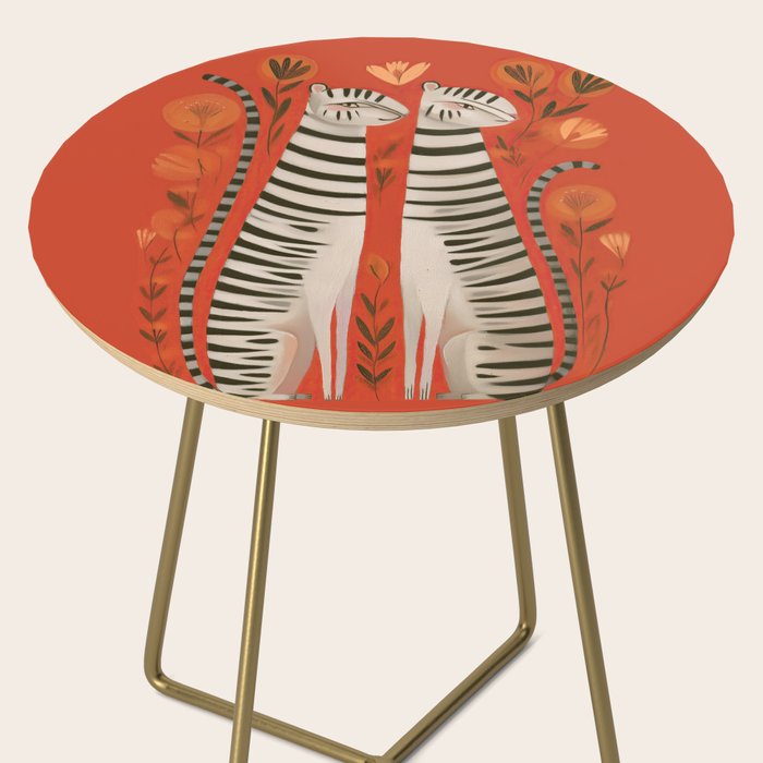 Striped Cat Pair Side Table Gallery Image 2