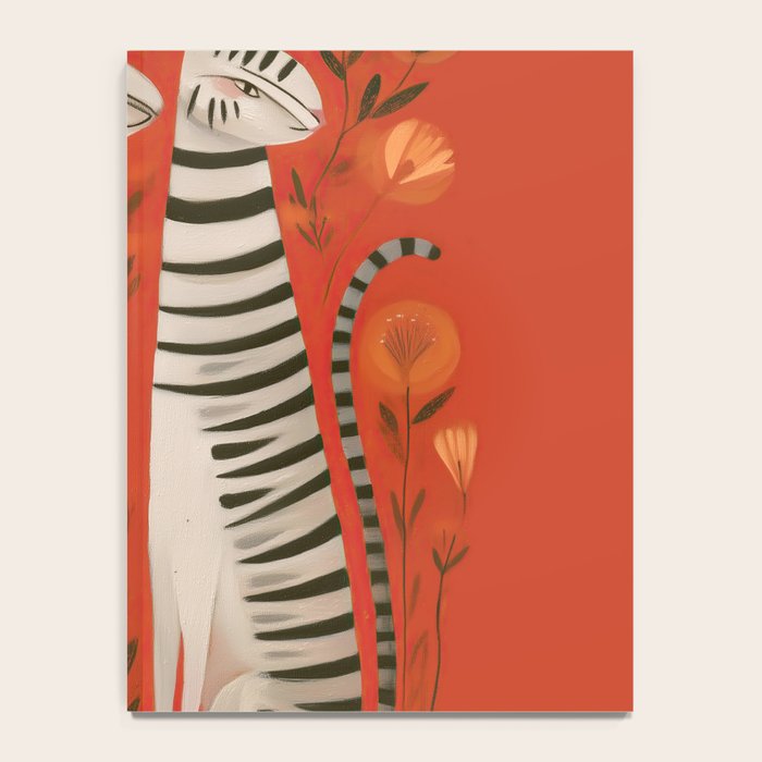 Striped Cat Pair Notebook Gallery Image 4