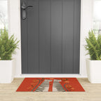 Striped Cat Pair Welcome Mat Gallery Image 3