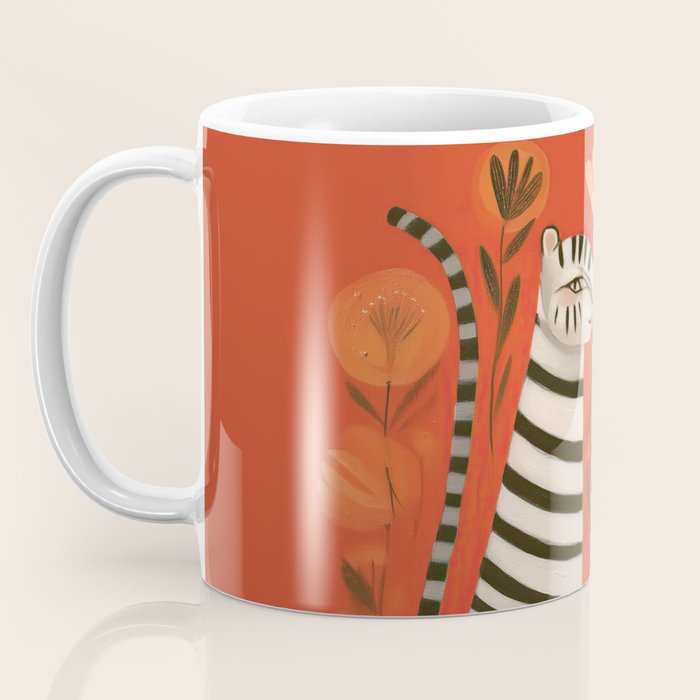 Striped Cat Pair Coffee Mug Gallery Image 3