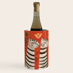 Striped Cat Pair Wine Chiller Gallery Image 1