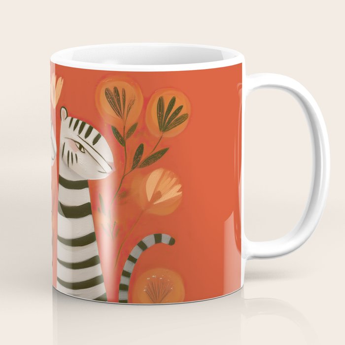 Striped Cat Pair Coffee Mug Gallery Image 1