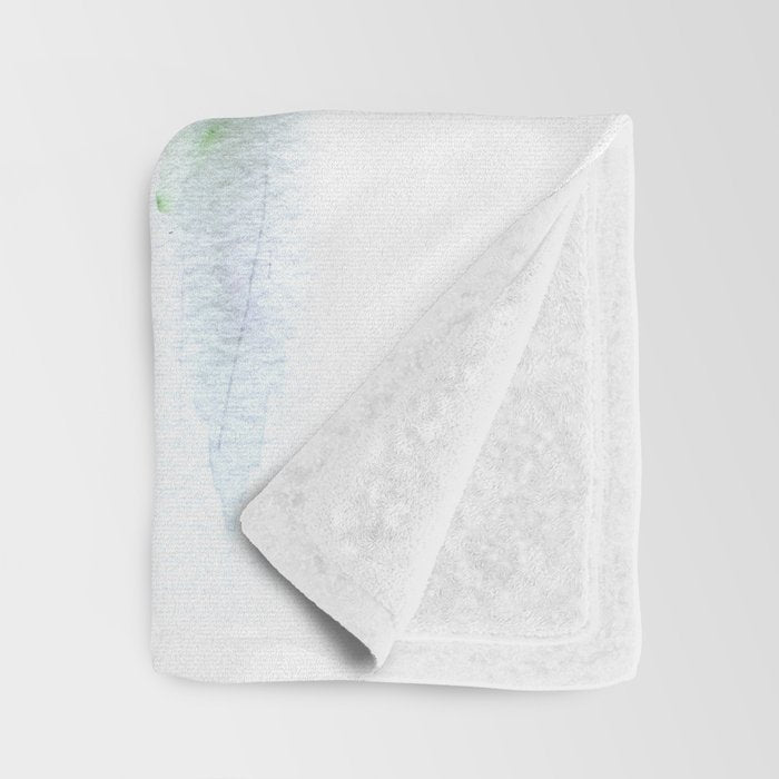 Football Watercolor Throw Blanket Gallery Image 3