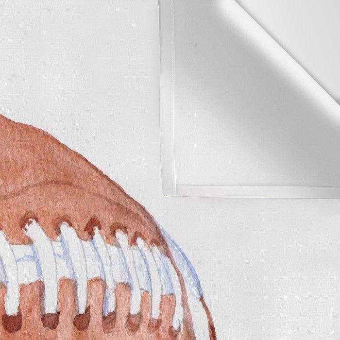 Football Watercolor Wall Tapestry Gallery Image 3