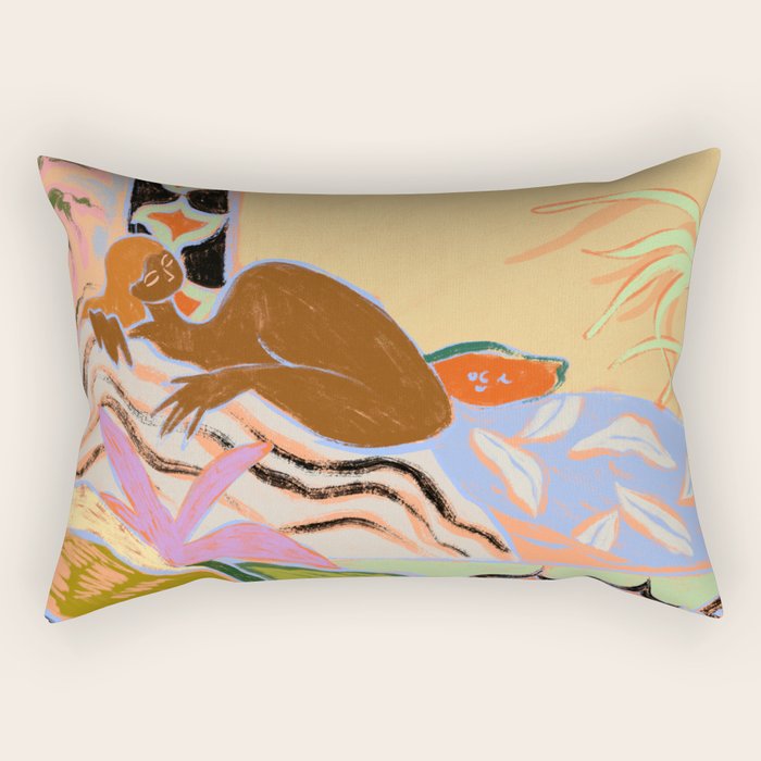 A Moment of Tranquility Rectangular Pillow Gallery Image 2