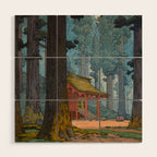 YoshidaToshi Sacred Grove Antique Japanese Woodblock Print  Wood Wall Art Gallery Image 1