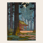 YoshidaToshi Sacred Grove Antique Japanese Woodblock Print  Poster Gallery Image 4