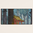 YoshidaToshi Sacred Grove Antique Japanese Woodblock Print  Desk Mat Gallery Image 3