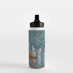 YoshidaToshi Sacred Grove Antique Japanese Woodblock Print  Water Bottle Gallery Image 2