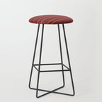 Bamako Textured Stripes and Dots Pattern Maroon Rust Black Orange Stool Gallery Image 1