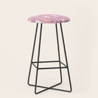 Pink Asymetrical Geometric Stool Gallery Image 1