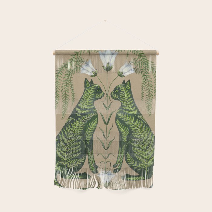 Fern Cats Wall Hanging Gallery Image 1