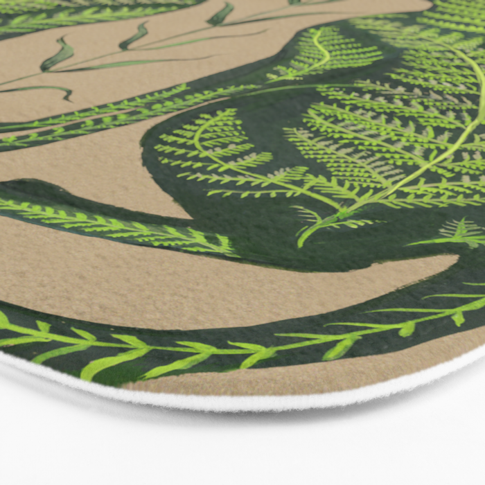 Fern Cats Bath Mat Gallery Image 3