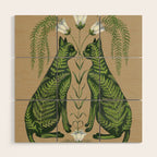 Fern Cats Wood Wall Art Gallery Image 1
