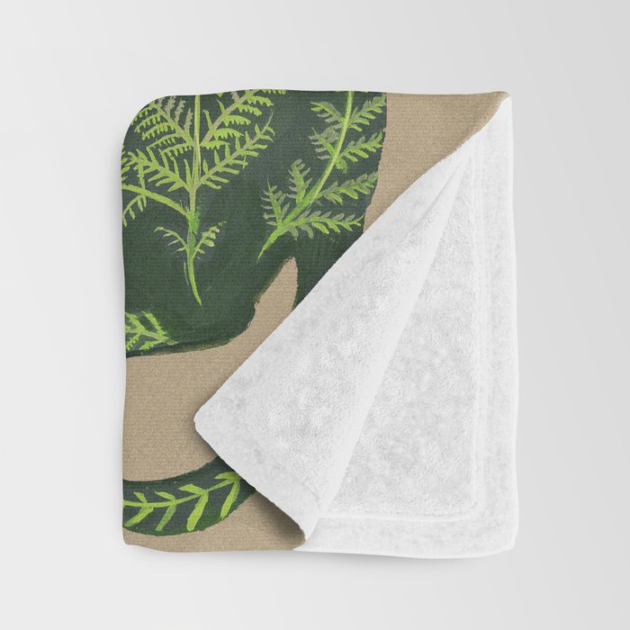 Fern Cats Throw Blanket Gallery Image 3