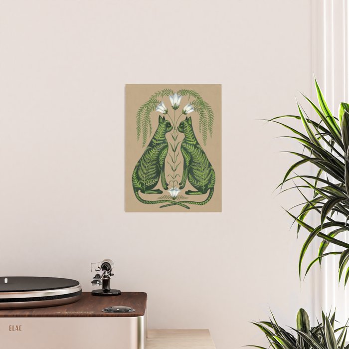 Fern Cats Poster Gallery Image 2