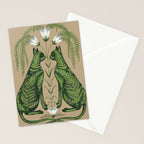 Fern Cats Stationery Card Gallery Image 2