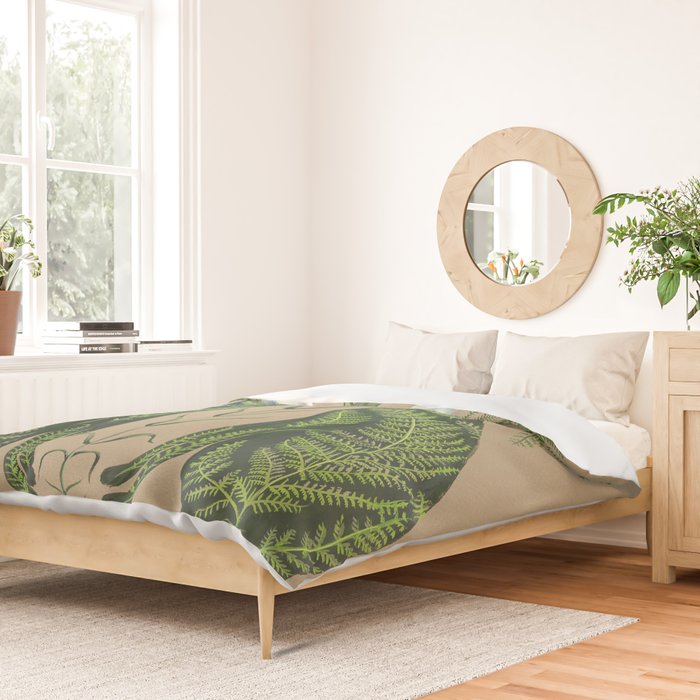 Fern Cats Duvet Cover Gallery Image 2