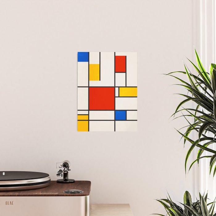 Retro Geometry: Mondrian Edition Poster Gallery Image 2