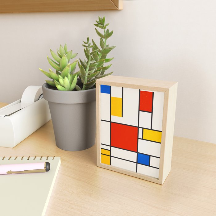 Retro Geometry: Mondrian Edition Mini Art Print Gallery Image 2