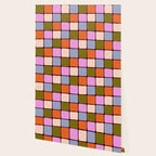 1970s Disco Dancefloor Checkerboard Pattern Wallpaper Gallery Image 2