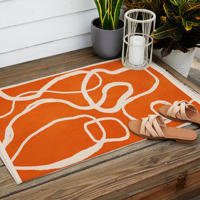 Ether Line 3 Outdoor Rug Gallery Image 2