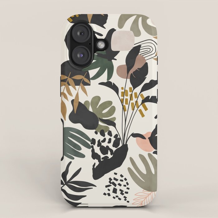 Modern simple jungle 52 iPhone Case Gallery Image 1