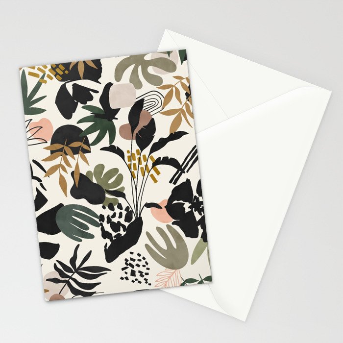 Modern simple jungle 52 Stationery Card Gallery Image 2