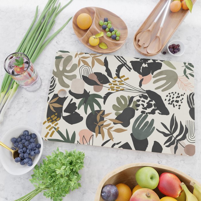 Modern simple jungle 52 Cutting Board Gallery Image 2