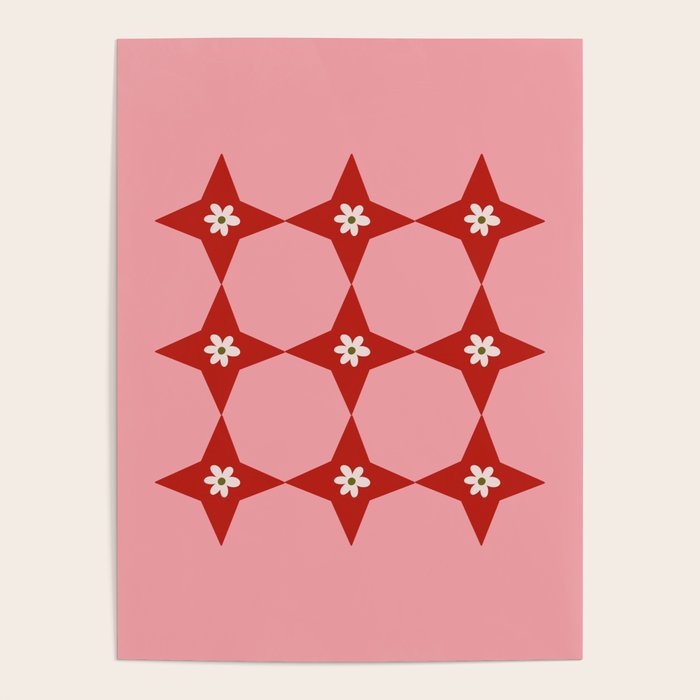Flower Tile I Poster Gallery Image 4