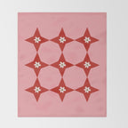 Flower Tile I Throw Blanket Gallery Image 2