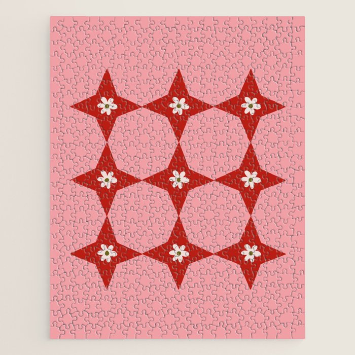 Flower Tile I Jigsaw Puzzle Gallery Image 1