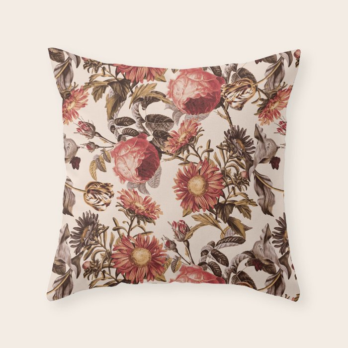 Vintage Garden VI Throw Pillow Gallery Image 6