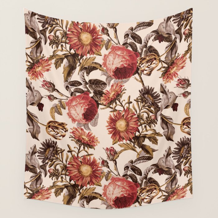 Vintage Garden VI Wall Tapestry Gallery Image 4