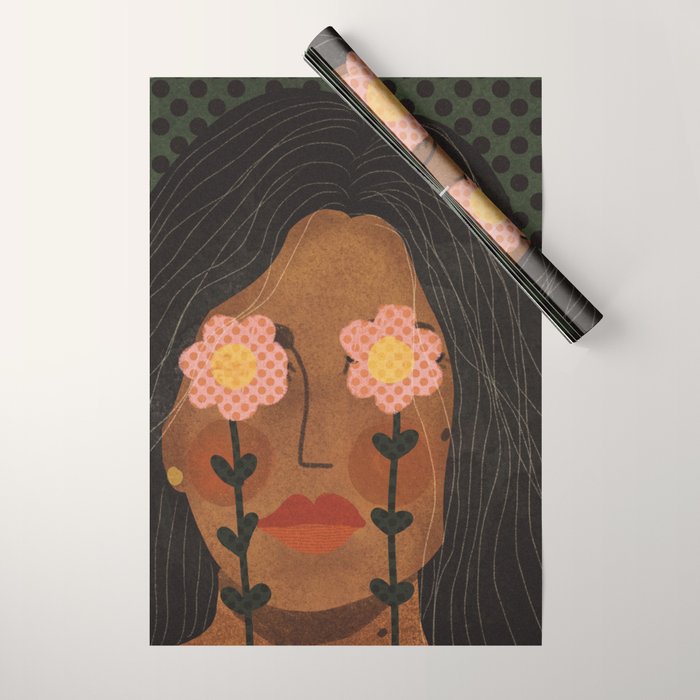 Future is Floral Wrapping Paper Gallery Image 1