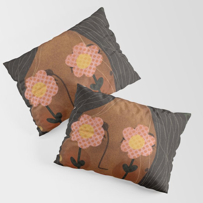 Future is Floral Pillow Sham Gallery Image 3