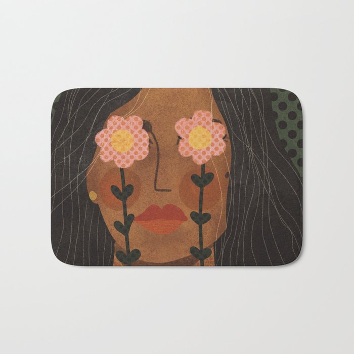Future is Floral Bath Mat Gallery Image 1
