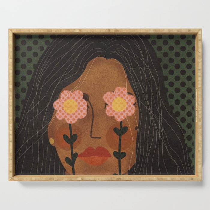 Future is Floral Serving Tray Gallery Image 1