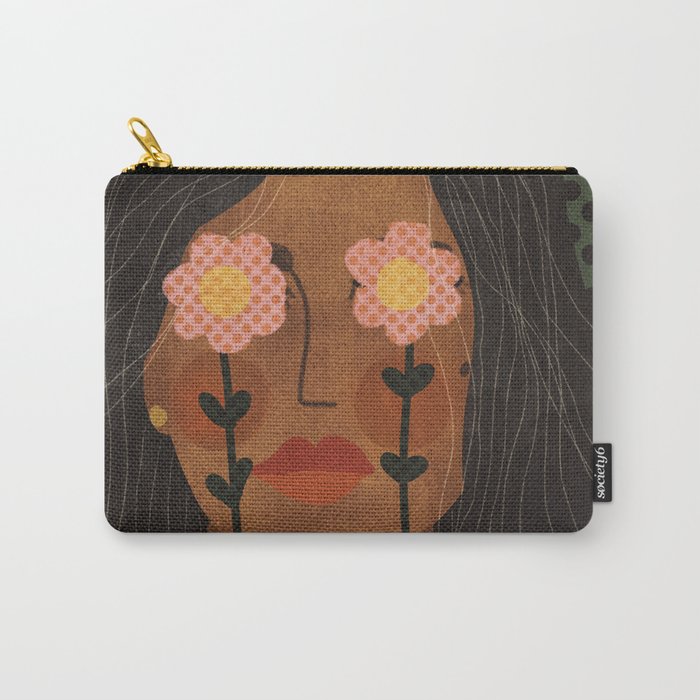 Future is Floral Carry All Pouch Gallery Image 1