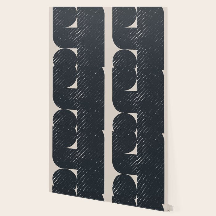Mid Century Modern Geometric Shape  Wallpaper Gallery Image 2