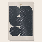 Mid Century Modern Geometric Shape  Cutting Board Gallery Image 1