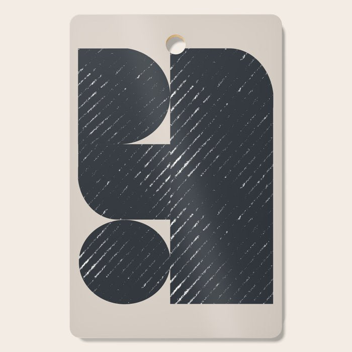 Mid Century Modern Geometric Shape  Cutting Board Gallery Image 1