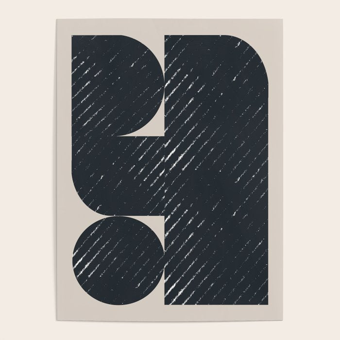 Mid Century Modern Geometric Shape  Poster Gallery Image 4