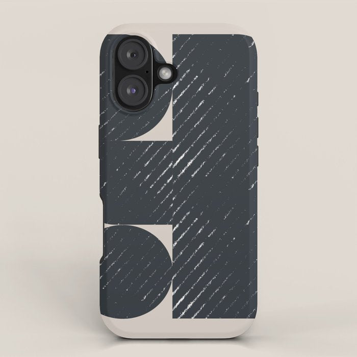 Mid Century Modern Geometric Shape  iPhone Case Gallery Image 1