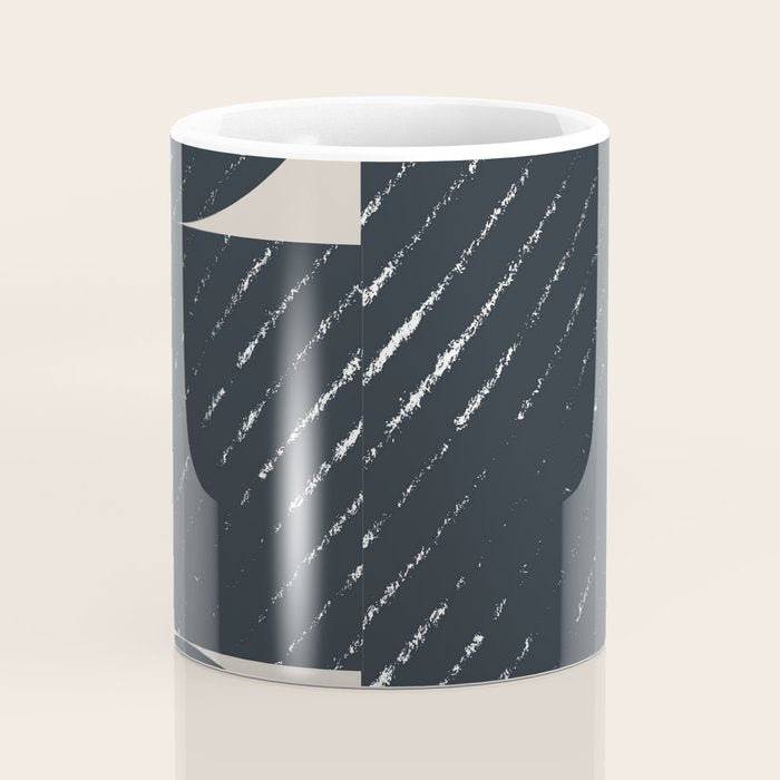 Mid Century Modern Geometric Shape  Coffee Mug Gallery Image 4