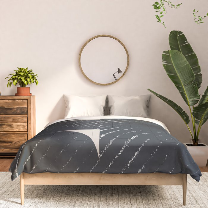 Mid Century Modern Geometric Shape  Comforter Gallery Image 3